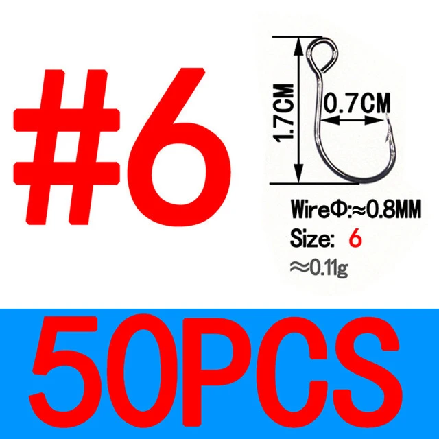 50pcs size 6