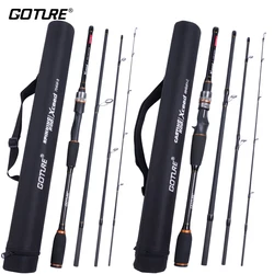Goture Caña spinning fibra carbono para Lucio – 4 piezas 1,98m