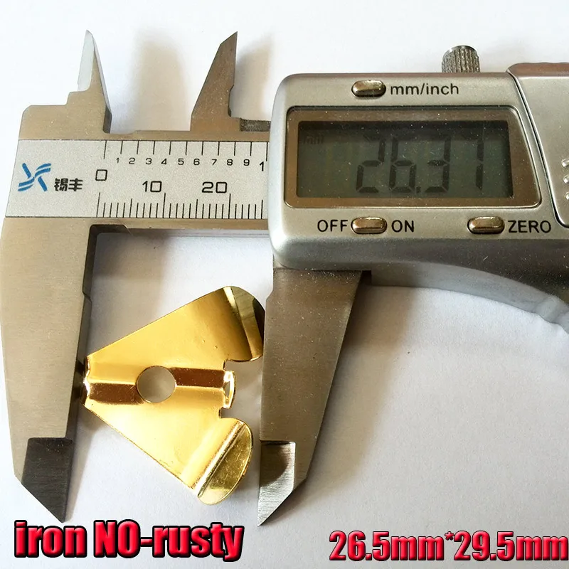 Cuchillas giratorias de zumbador de pesca, color: acero dorado y plateado, para cebos de zumbador, 50 unidades por lote - imagen 3