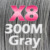 X8-300M-GRAY