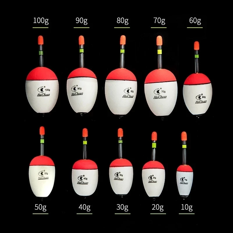 Flotador de burbujas de alta calidad, Boya Luminosa de EVA, tubo de cebo de pez para pesca en el mar, carpa, aparejos de pesca, accesorios de plástico, 3 uds.