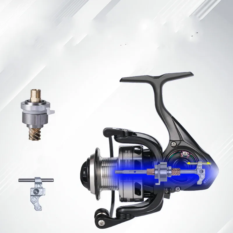 Carrete De Pesca giratorio De Metal, aparejos De Pesca De agua salada, ruedas De arrastre, cuñas, Molinete De barco - imagen 3