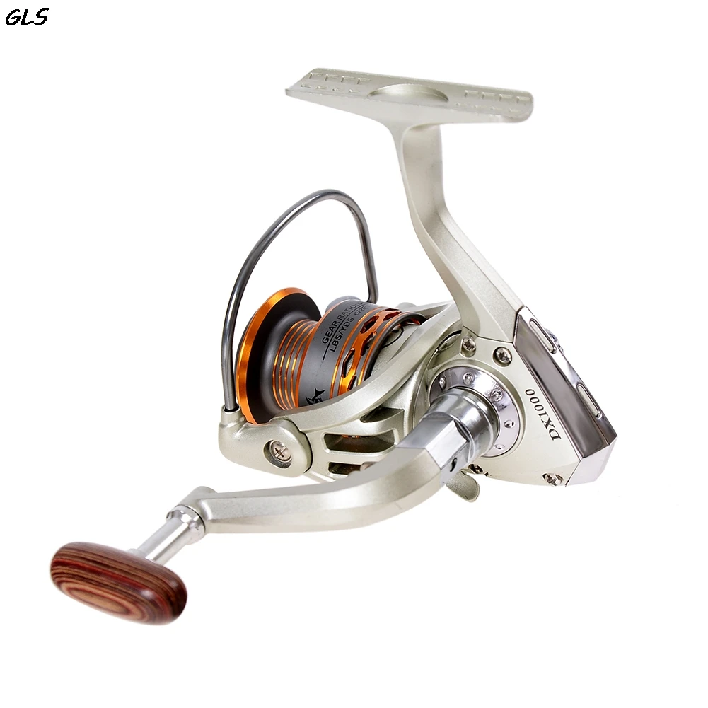 Carrete de pesca giratorio de Metal, herramienta de accesorios, rueda de pesca, 13BB, DX1000-7000, 5,5: 1 - imagen 2