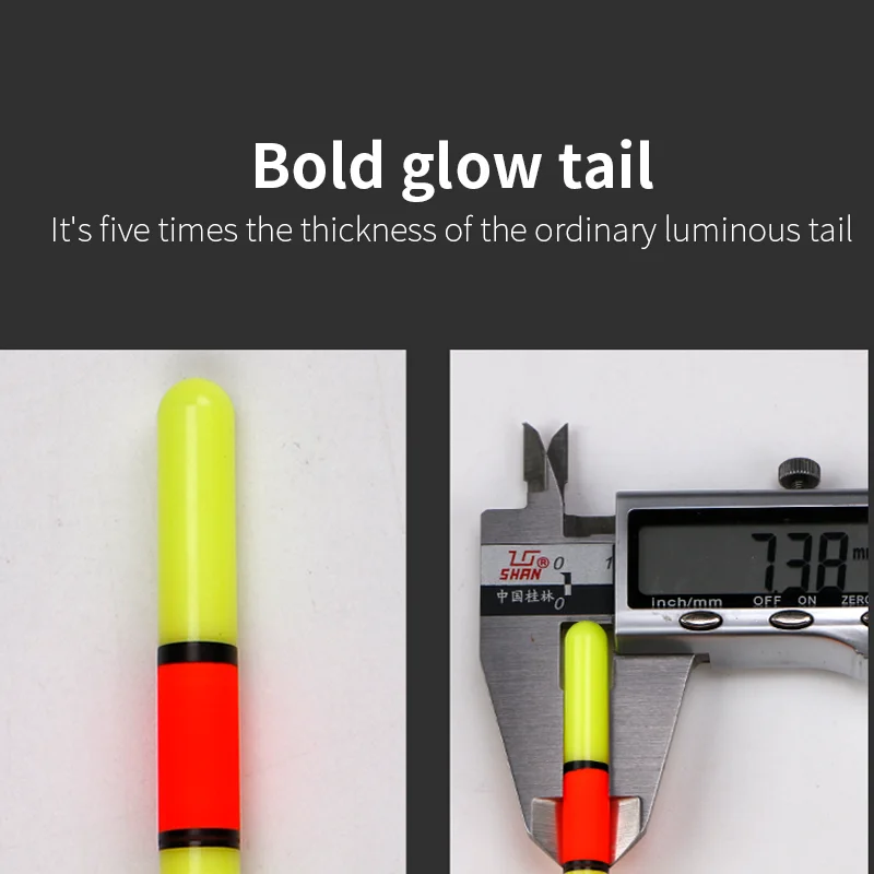 Flotador De Pesca eléctrico, luz LED De 3 piezas, aparejos De Pesca en aguas profundas, barco oceánico, Boya De Pesca sin batería - imagen 5