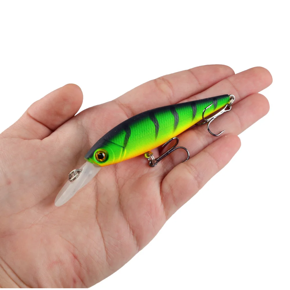 Señuelos de Pesca flotantes, cebo duro Artificial Crankbait, aparejos de Pesca de carpa, Wobbler Minnow, 9,3g, 10cm, 1 unidad - imagen 4