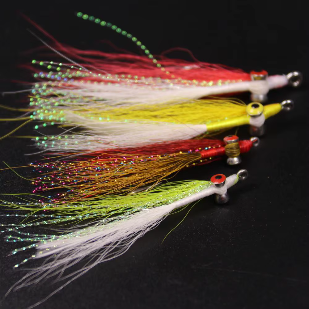 Señuelo Clouser: agua salada para lubina y lucio, 6 colores, inox - imagen 3
