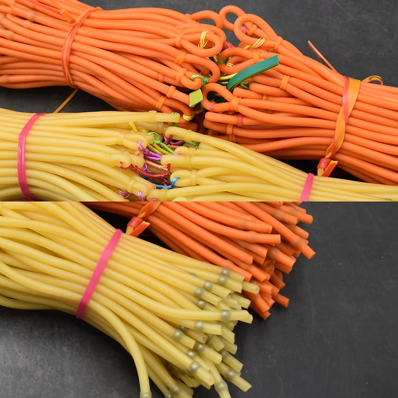 3 uds/6 uds tirachinas de caza banda de goma catapulta con potente banda de goma redonda elástica para accesorios de tiro deportivo al aire libre - imagen 5