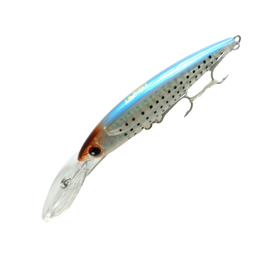NOEBY-señuelo De Pesca flotante, anzuelo duro Minnow, 12cm, 30,5g, Trolls De plástico, 0-5m, aparejos Wobblers, 3 uds. - imagen 3