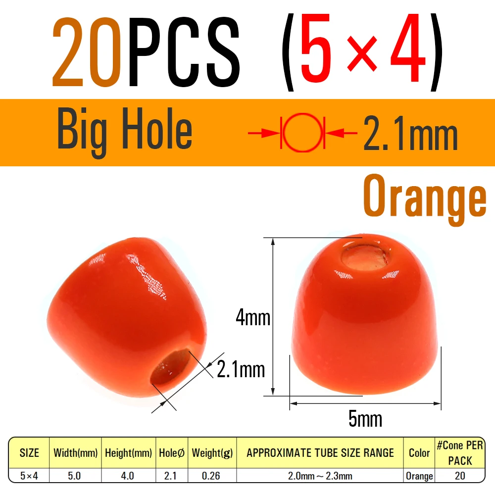 L hole 5X4 Orange