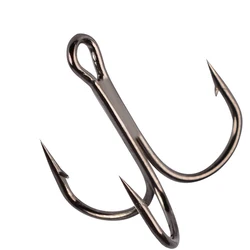 Anzuelos de acero al carbono con púas, anzuelos de pesca de carpa, agudos, súper afilados, acero inoxidable, triples, venta al por mayor, envío gratis
