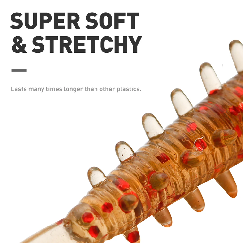 Señuelo de pesca flotante, cebo suave de 12 piezas, 50mm, 0,4g, señuelo de trucha, señuelo de roca, Wobblers, Swimbait, señuelo de pesca Ajing - imagen 3