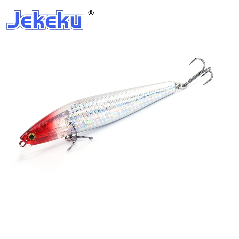 JEKEKU-Señuelos de Pesca de calidad profesional, modelo de pececillos duros de 100mm y 15g, Wobblers flotantes duros, Crankbait - imagen 3