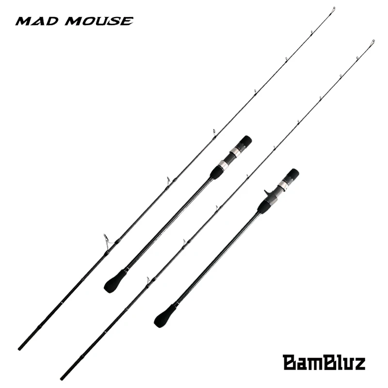 MADMOUSE nuevo BamBluz Japón piezas completas Fuji varilla de Jigging lento 1,9 M envío/fundido ML/M/MH Corss varilla de barco oceánico de carbono - imagen 2