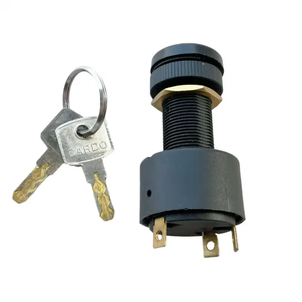 Marine Rv Boot Universele Ontsteking Starter Sleutel Schakelaar Vat Met Rubber Stofkap 10A - imagen 3