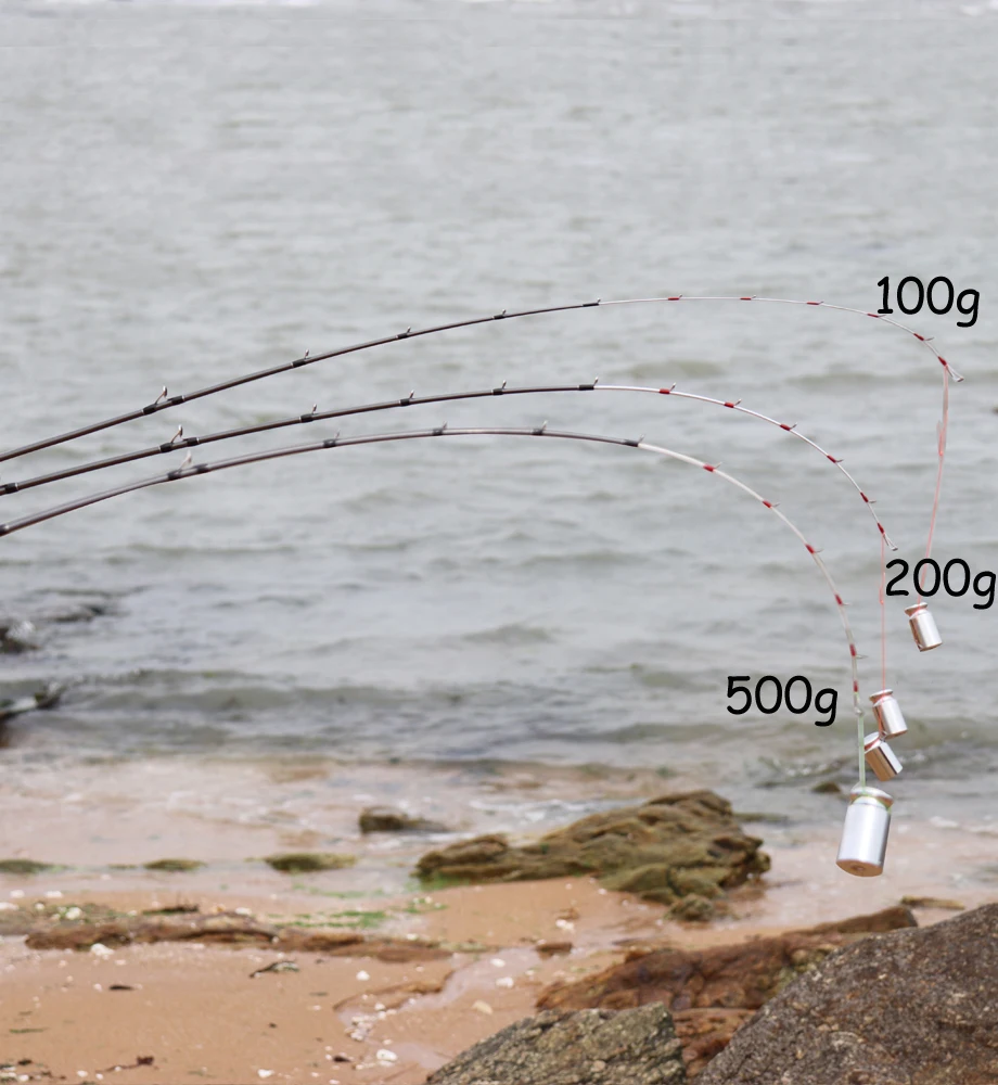 Caña de pescar para fundición, caña de Jigging lenta PE 0,6-1,5, caña de Jigging ligera, punta sólida, cola de goma, caña de pescar de pulpo de alta calidad - imagen 5