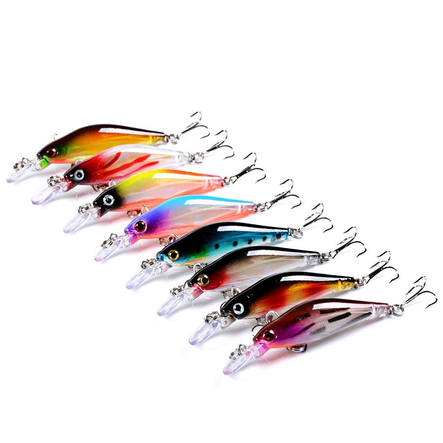 Cebo Artificial Minnow duro Wobbler láser para pesca, pesca de trucha señuelo para, Lucio, carpa, Swimbait, Crankbait, aparejos/Accesorios - imagen 2