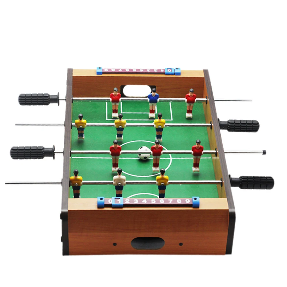 Mini mesa de madera para niños, máquina de fútbol, juguetes de fútbol para acampar al aire libre, herramientas de senderismo, entretenimiento, juego de interior, regalo - imagen 4