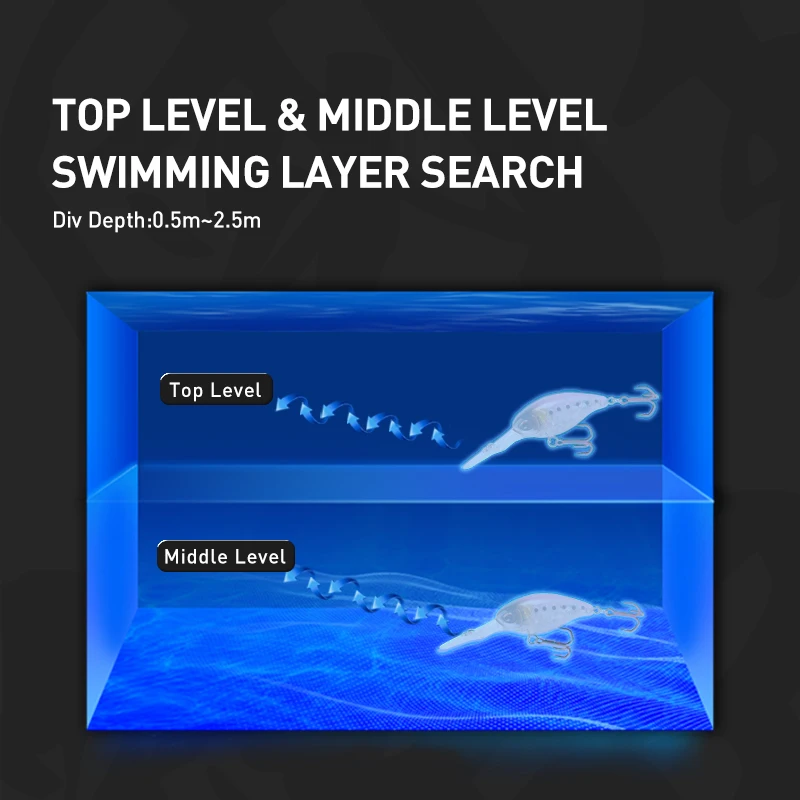 Kingdom Crank Minnow señuelo de pesca 50mm 10,5g flotante duro Swimbait pesca Rattlin Wobblers para Peche Bass trucha Pike Trolling - imagen 4