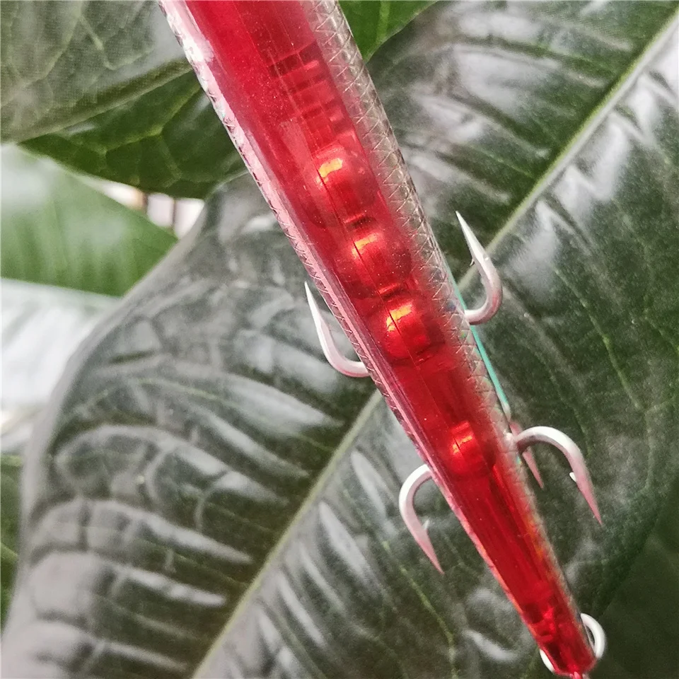 SWOLFY-señuelo de pececillo flotante de pesca Artificial, cebo duro Wobblers de 30g/175mm, 7 colores, lote de 3 unidades - imagen 5