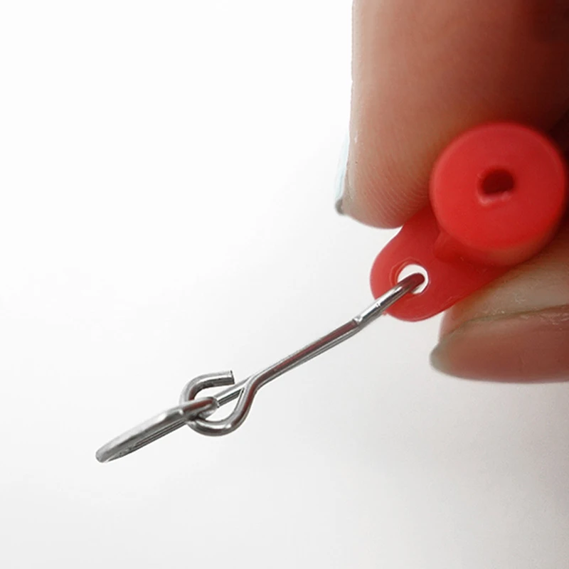 500 Uds. Suministros de Pesca, accesorios de equilibrio, dispositivo de Clip a presión, soporte de gancho de cuerda, señuelo de interbloqueo de Pesca, conector giratorio de Pesca - imagen 4