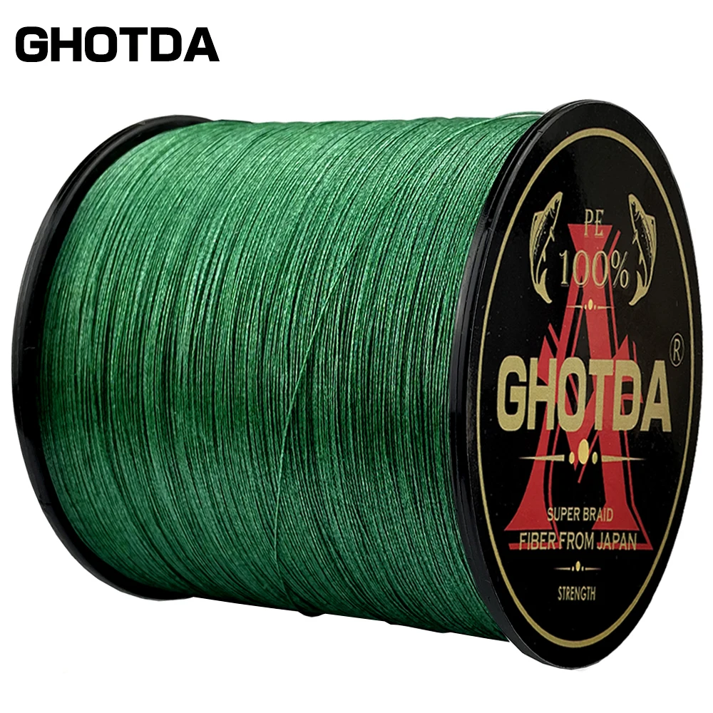 GHOTDA-Hilo de pescar trenzado de 8 hebras, 500/300/100 metros, 0,8 #-12,0 #, multifilamento de PE, alambre de pescado fuerte para agua salada, 0,14-0,70mm - imagen 5