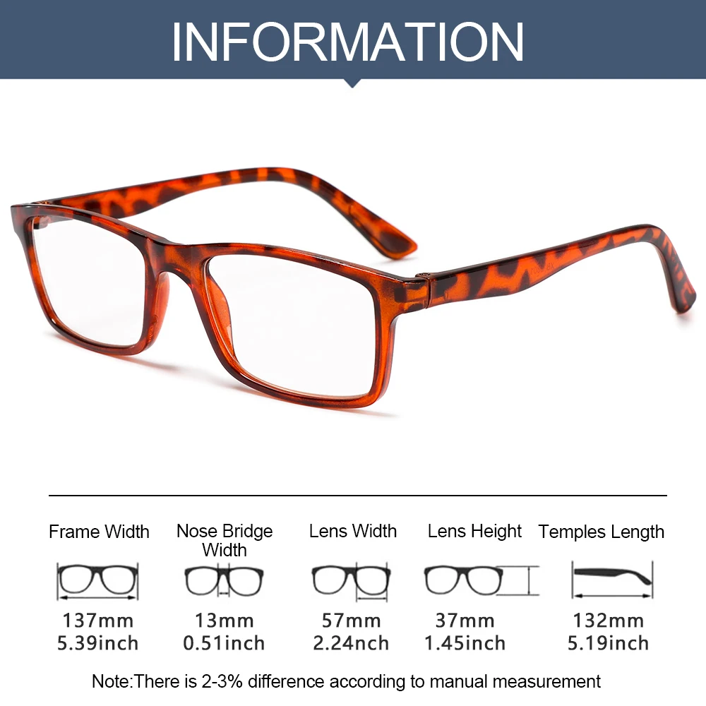 Gafas de lectura ultraligeras con montura de PC Unisex, lentes portátiles antideslizantes para presbicia, cuidado de la visión de alta definición + 1,0 ~ + 4,0 - imagen 5