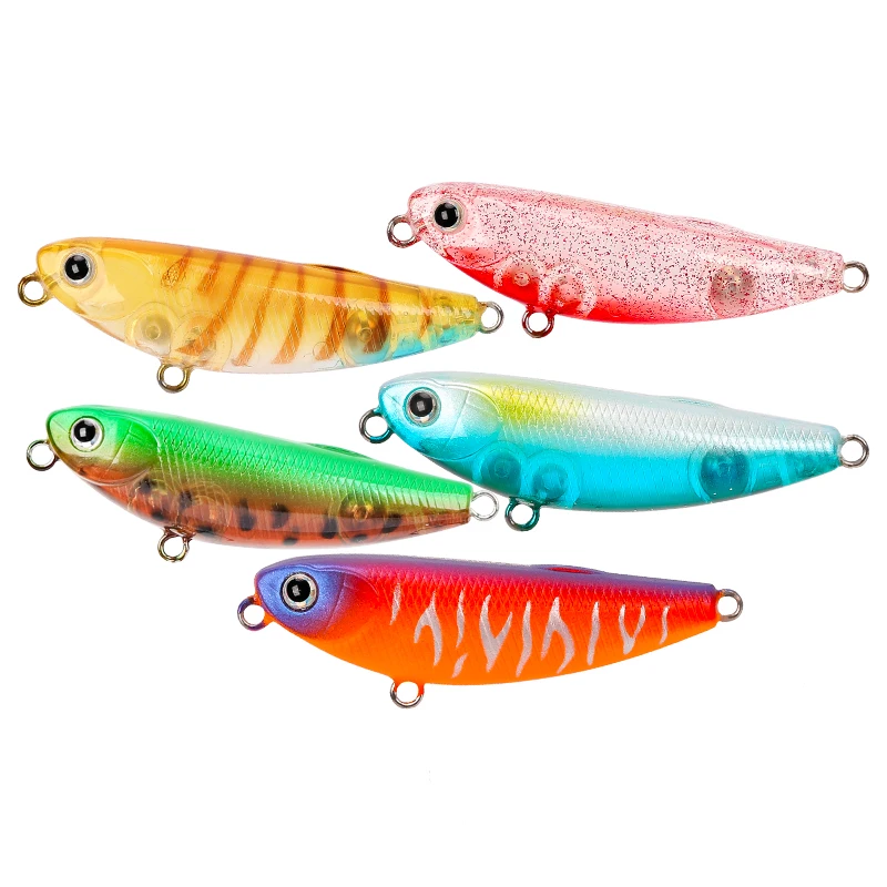 TSURINOYA 50mm 5g señuelo de pesca tipo lápiz flotante DW62 Topwater cebo duro Artificial Lucio lubina trucha Jerkbait Wobbler señuelo - imagen 5