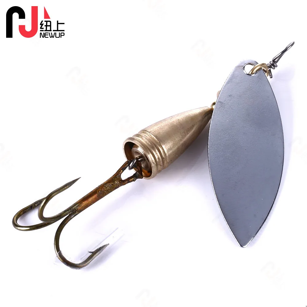 Anzuelos duraderos de acero de alta calidad, cuchara de Metal duro de 6,8 cm, 7g, hoja de arrastre, lentejuelas, cebo giratorio, aparejos de señuelo de pesca Wobbler, 1 ud. - imagen 3