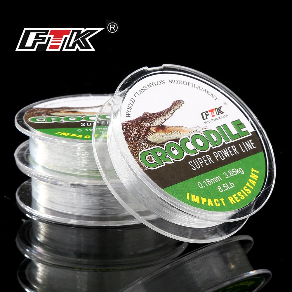 FTK-sedal de pesca en hielo de nailon japonés, 0,08 MM-0,25 MM, 2,9-12,5 LB, monofilamento súper suave, accesorios de invierno