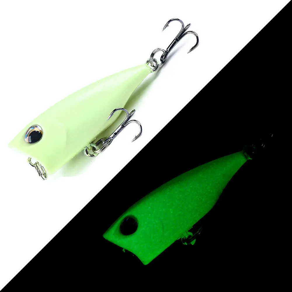 Mini Señuelos de Pesca Popper Crankbaits, Wobblers artificiales para curricán, Lucio, ojos 3d, Swimbait, pececillo, 4cm, 3,3g - imagen 2