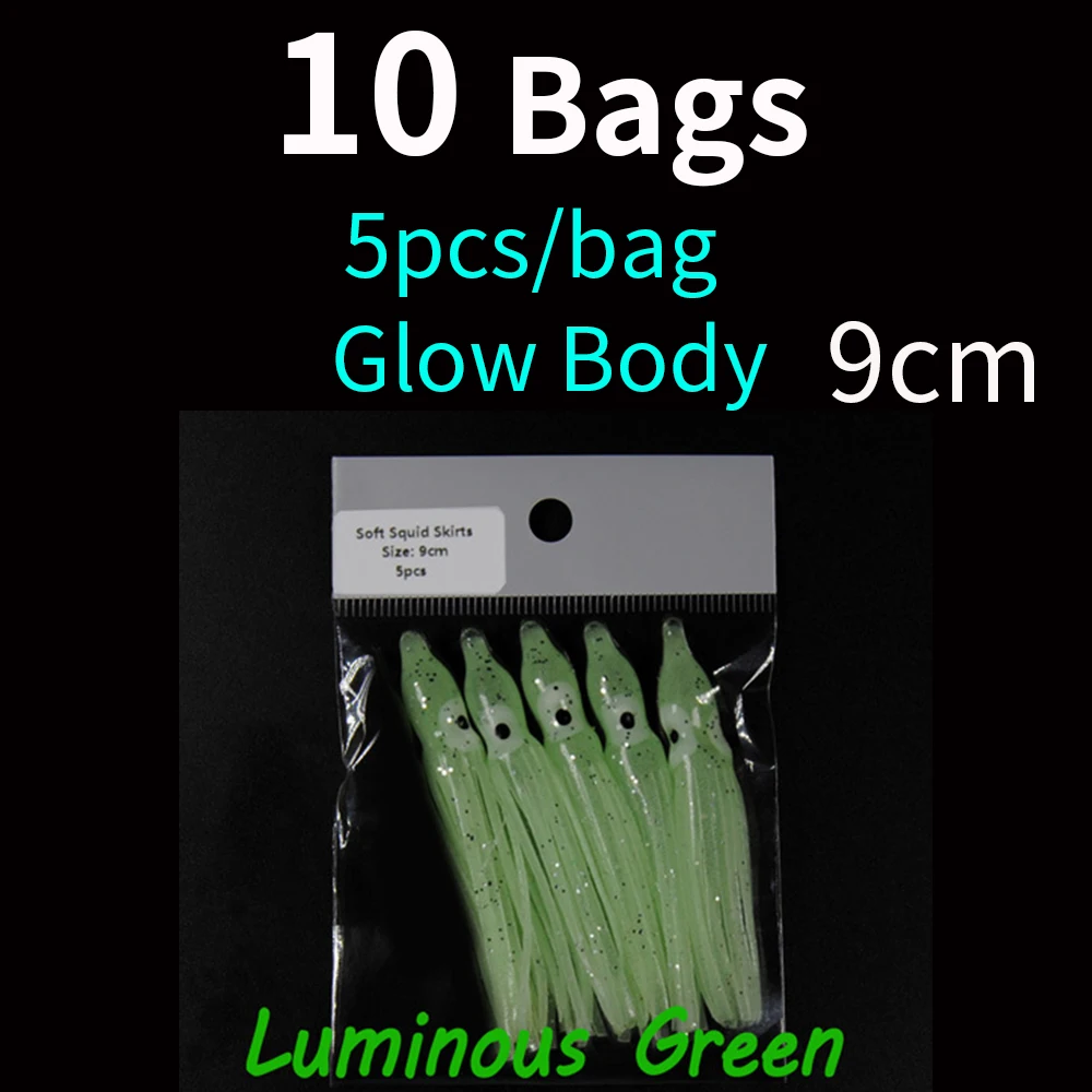 10bag 9cm green