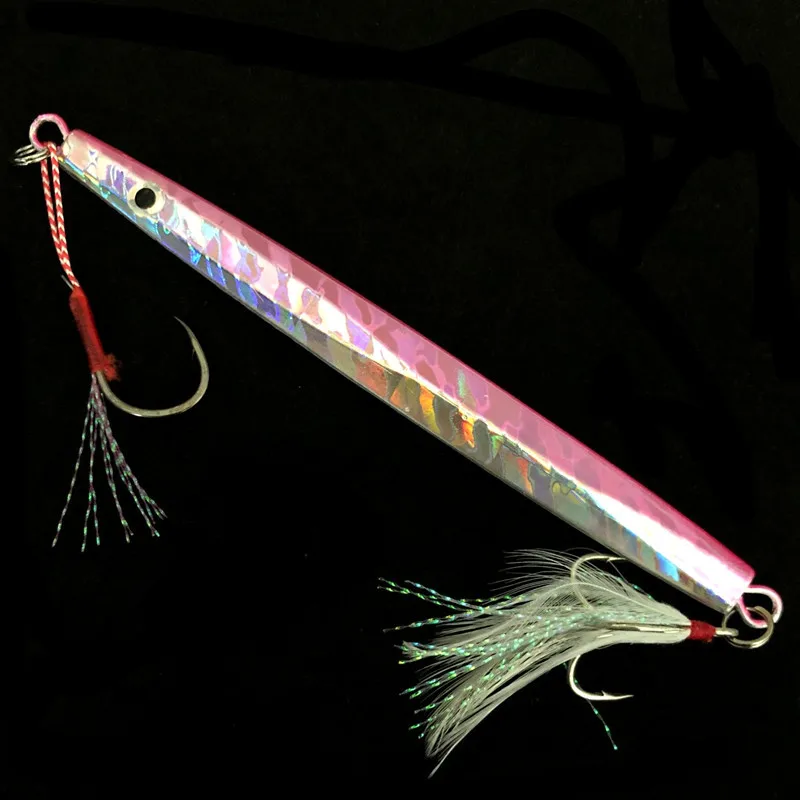 Señuelo de pesca Jigbait de hundimiento rápido, cebo de Metal, 40g/60g, plantillas de pesca para barco oceánico, 12cm, 13cm, 1 pieza en oferta - imagen 3