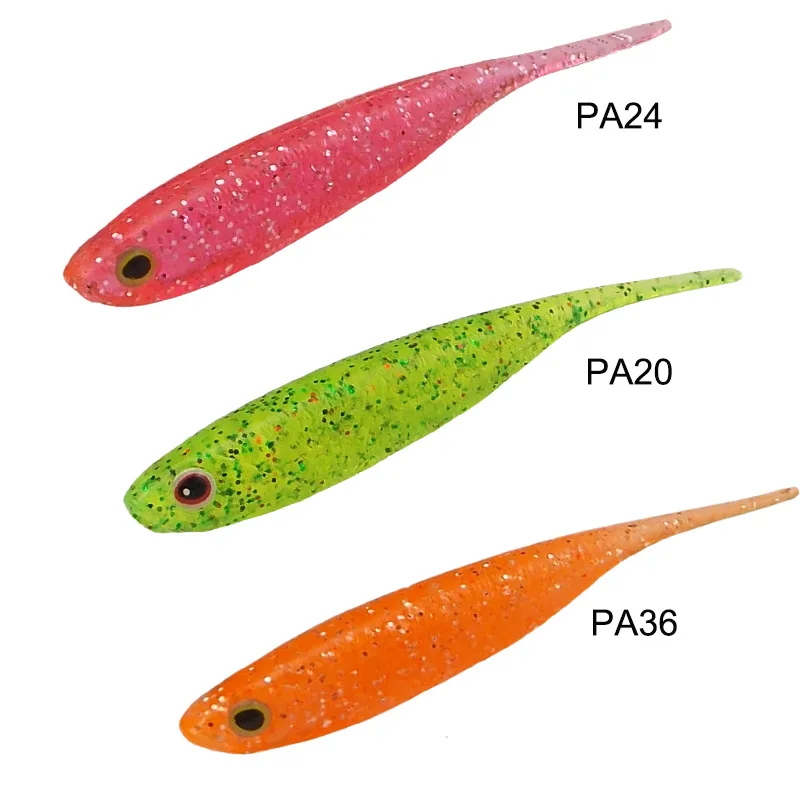 KESFISHING-Cebo de silicona para Pesca, Señuelos de plástico suave, ojo 3D, realista, sábalo brillante, 70mm, 2,8g - imagen 5