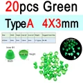 20 Green 4x3mm A