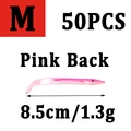 50pcs pink m