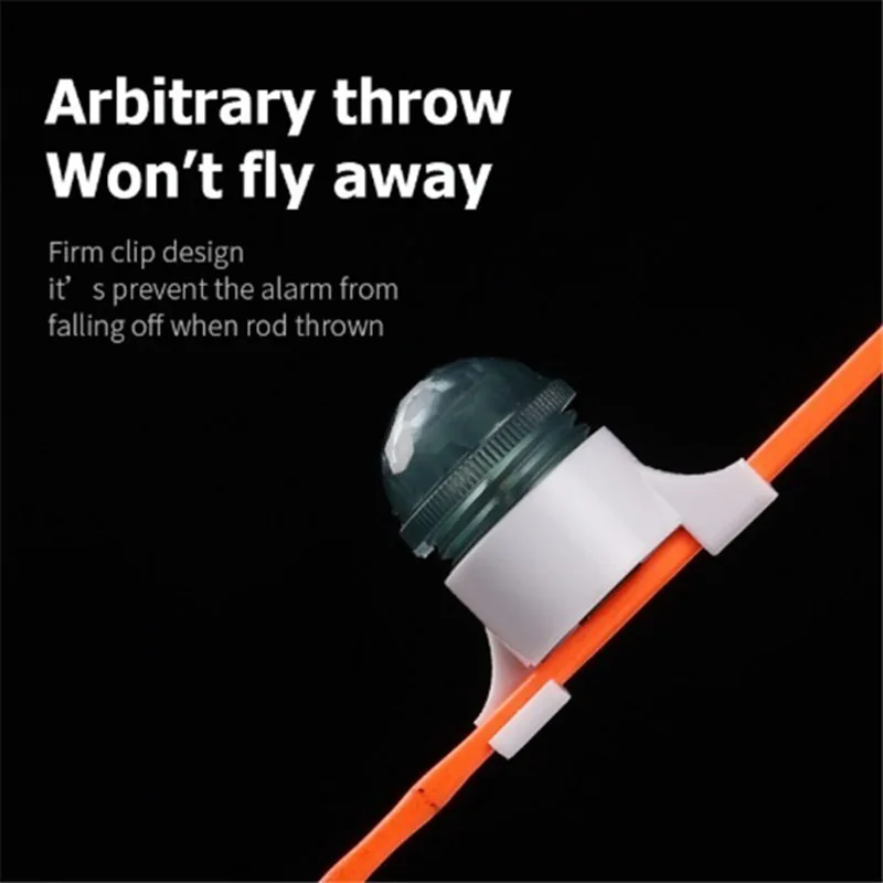 FLYSAND-Luz LED con alarma de pesca, luz nocturna de pesca de carpa, con reconocimiento automático, accesorios de pesca con batería - imagen 2