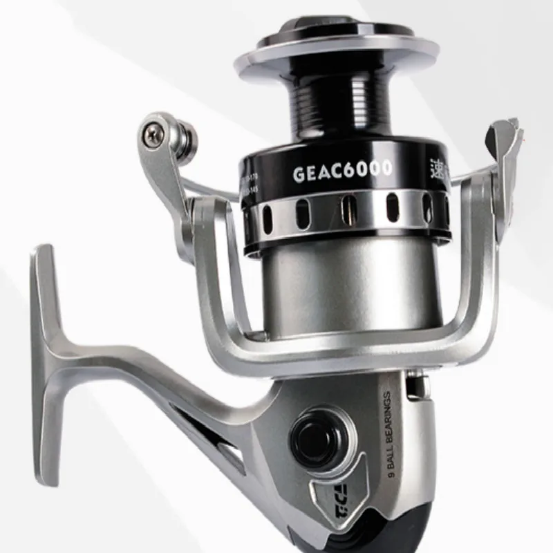 Rodamiento De acero inoxidable, poste De Carrete De Pesca mar De alta velocidad, carrete De Baitcasting De 10 ejes, rueda giratoria, 1000-6000 - imagen 2