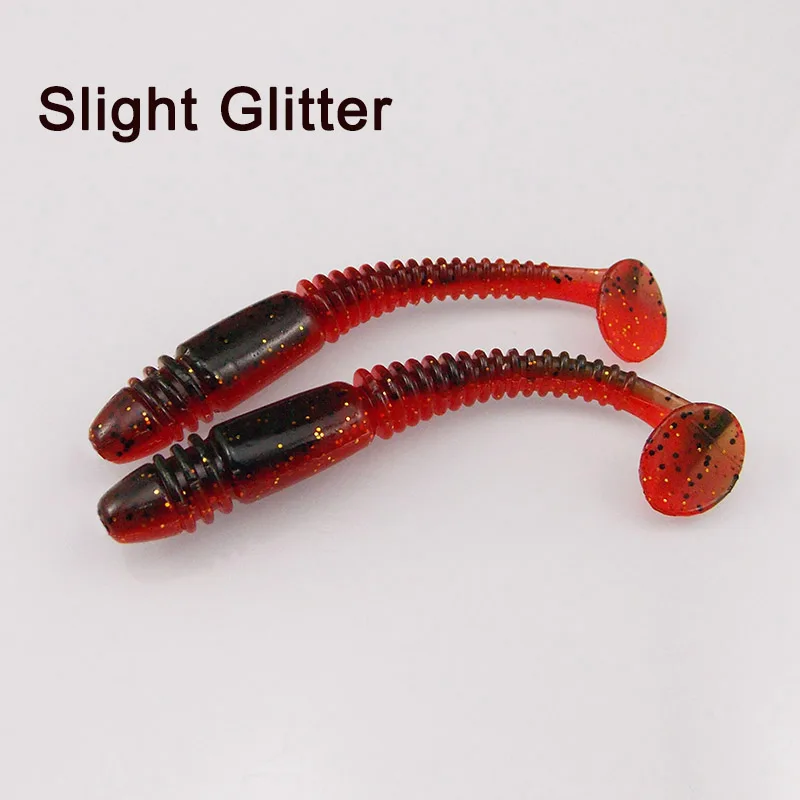 ESFISHING pesca cebo de silicona Vibro gusano 48mm 100mm señuelos blandos para trucha lubina Lucio swimbait pesca peche - imagen 5