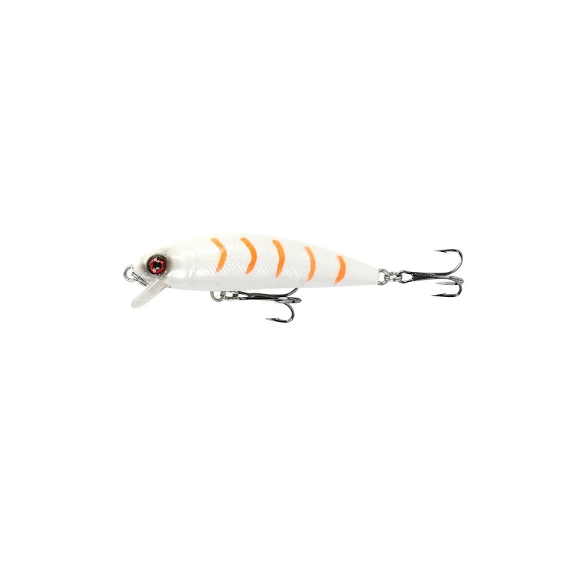 Señuelos de Pesca Wobbler de ojo 3D, 6g, 60mm, señuelo de pececillo silencioso que se hunde, señuelo de alta calidad, cebo duro para Pesca de trucha y lubina - imagen 4