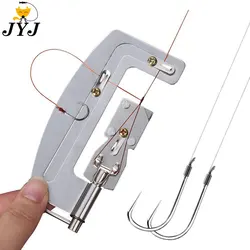 Atador de nudos de acero inoxidable – Herramienta portátil para pesca