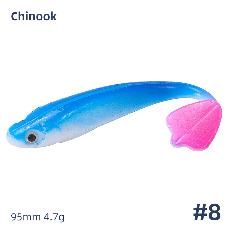 Chinook SoftBait 90mm - Señuelo blando Shad Swimbait - imagen 2