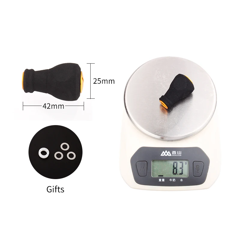 Kawa nuevo carrete de pesca mango perilla EVA Materails 8,3 g/pc para carrete Dai/Shi accesorio de mango DIY incluye 2 uds rodamientos 4 Uds arandelas - imagen 5