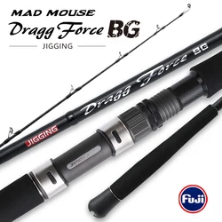 MADMOUSE-caña de pescar japonesa Full Fuji Parts, señuelo de PE4-8 de 2020 m, 1,9g, arrastre de 30kg, caña de barco giratoria/Casting, caña de pescar oceánica, novedad de 400