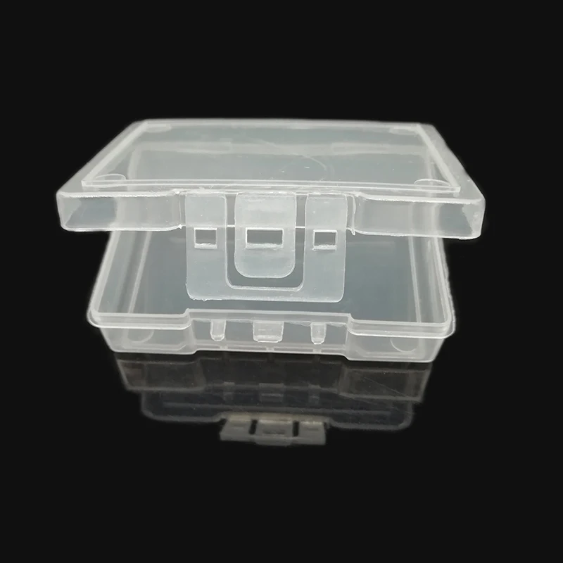 Caja de plástico transparente para almacenamiento de señuelos, contenedor para anzuelos de Pesca, caja de cebo, 100 unidades