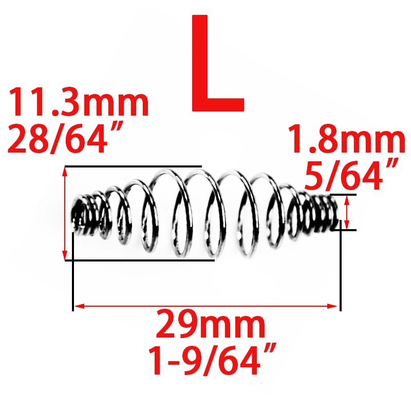 L 100pcs spring