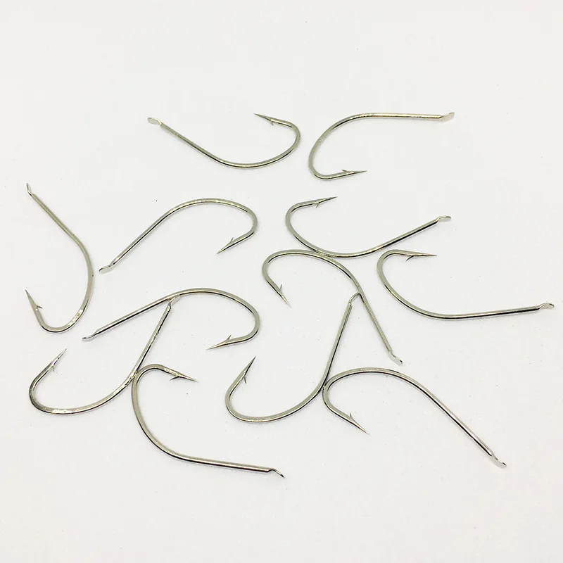 Anzuelos de Pesca con mango de caña larga, anzuelos de púas, gusano de tierra, carpa, boca ligera, venta al por mayor, 2000 Uds. - imagen 3