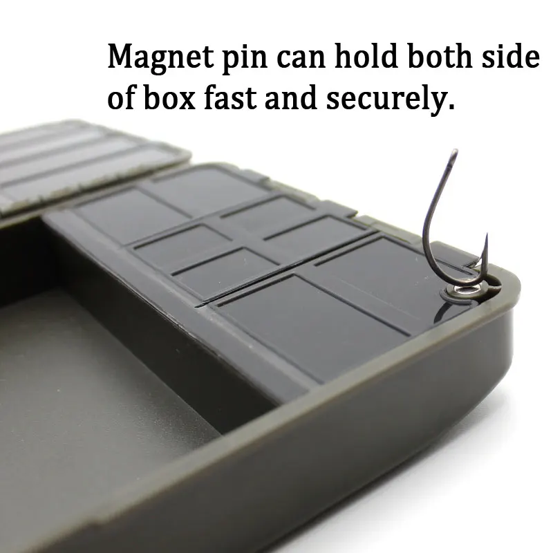 Caja de aparejos de pesca de carpa, accesorios para aparejo de carpa, ganchos de pelo, accesorios de aparejo, Kit de Clip de plomo giratorio QC, estuche de almacenamiento, billetera de aparejo - imagen 4