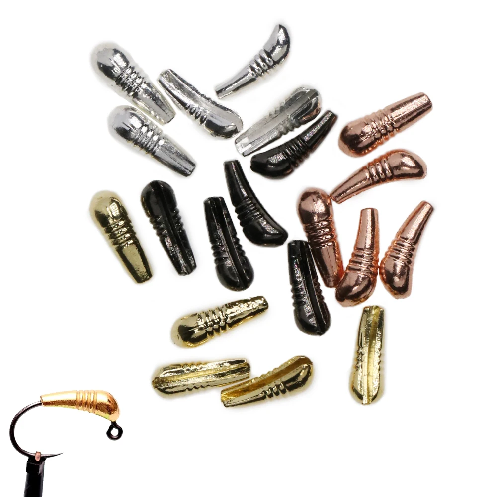 Wifreo-50 piezas de Color crudo XS S M L, parte trasera de tungsteno Scud/cuerpo de camarón/carcasa de Scud, hundimiento rápido, atado de moscas, trucha, pesca con mosca - imagen 3