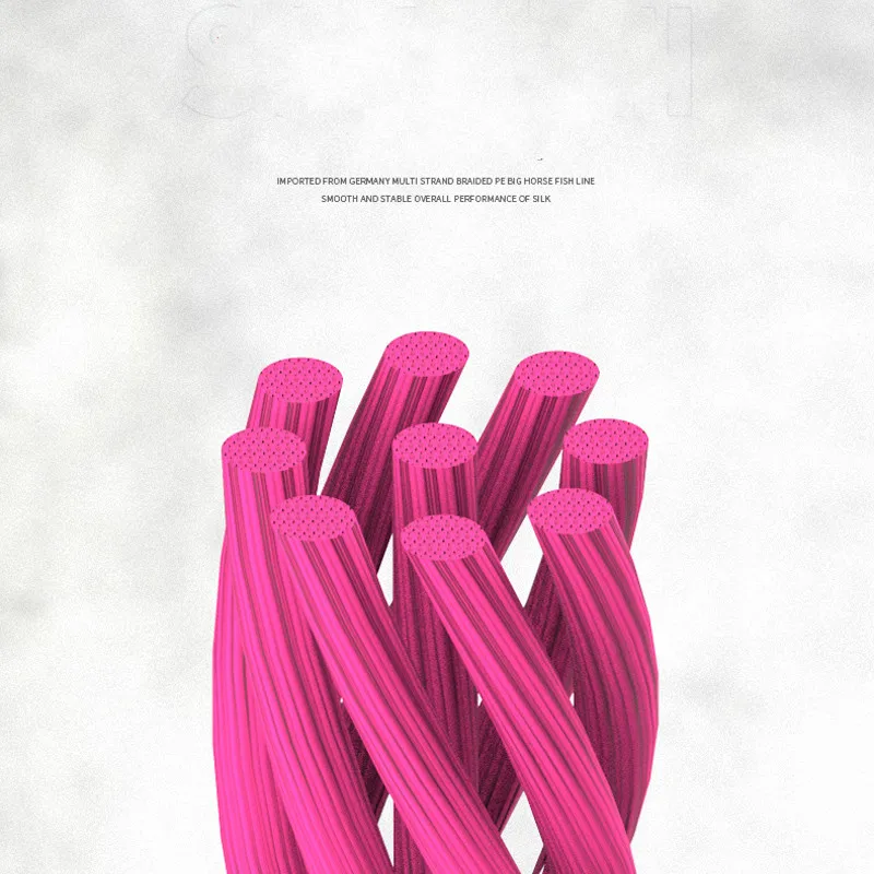 Línea de pesca de 8 hebras trenzada de alta densidad, 100m, 20-170LB, hilo de pesca suave multifilamento para señuelo de pesca - imagen 3