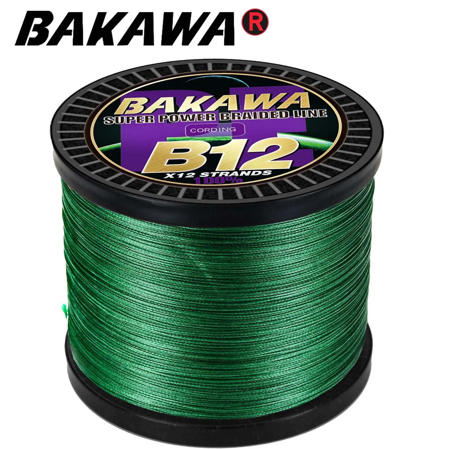 BAKAWA X12 trenza para sedal X8 hebras 100M 300M 500M 1000M japonés 100% PE aparejos multifilamento duraderos herramienta de carpa - imagen 3